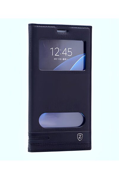 Cepustik Telefon Aksesuarları Galaxy A7 2016 Kılıf Pencereli Elite Kapaklı Kılıf