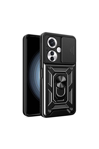 Ehlttiba غطاء فيجا منزلق متوافق مع هاتف أوبو رينو 11f 5G مع حامل مغناطيسي وحم...