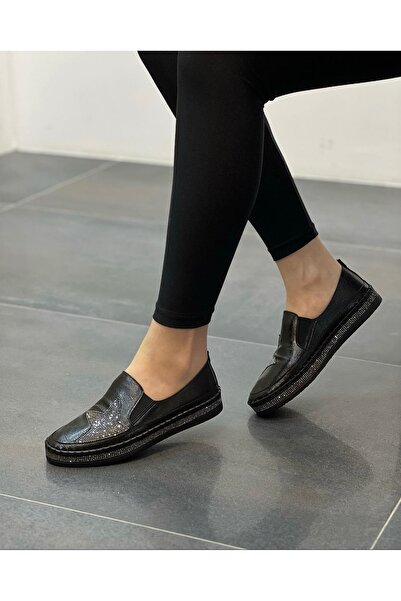 Hacıoğlu Ayakkabı Balerini eleganti pentru femei Vollex Star Stone