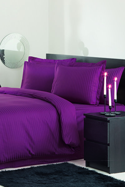 Özdilek Line Çift Kişilik Saten Nevresim Takımı