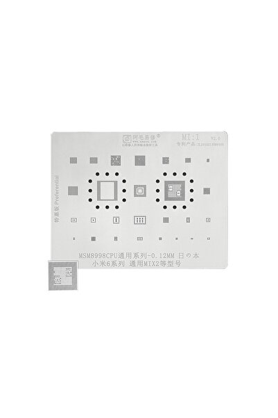 MBL Amaoe MI:1 BGA Reballing Entegre Çip Lehim Kalıbı MSM8998 CPU RAM