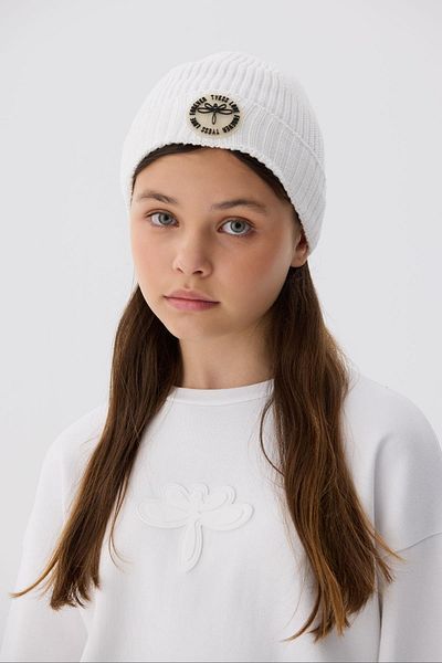 Tyess Bg Store Girl's White Beret