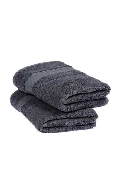 Özdilek Trendy 2-Piece Towel 50x90 K.grey(meat)