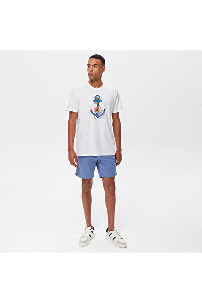 Nautica Erkek Mavi Bermuda