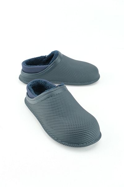 GEZER Men's Winter Eva Plush Inside Silent Sole Home Garden Slippers