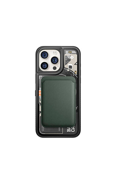 Techaks iPhone 15 Pro Max Kılıf Özelleştirilebilir 3 Fonksiyonlu Bluetooth Bağlantılı Bitmo Lab Bangcase Akı