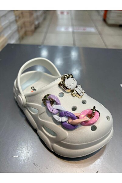 Akınal Bella Zincir Tokalı Kız Çocuk Önü Kapalı Terlik