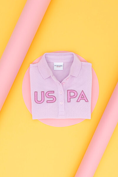 U.S. Polo Assn. تي شيرت بناتي بياقة بولو من ماجنوليا - 50263649 -VR211