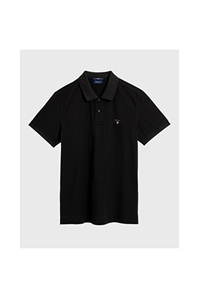 Gant Erkek Siyah Regular Fit Polo