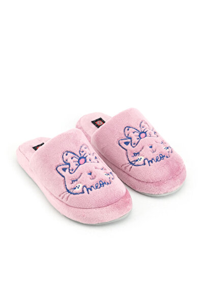 GEZER Kışlık Nakışlı Tasarım Fashion Ev Bahçe Kadın Terlik