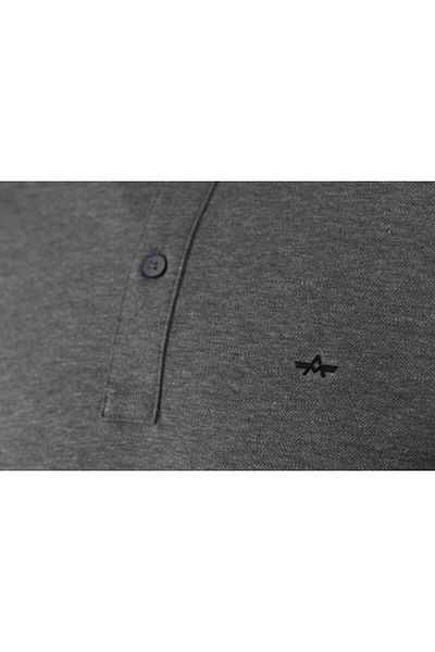 Arma Ανδρικό μπλουζάκι με γκρι λεπτή εφαρμογή Polo Y9tyo7942
