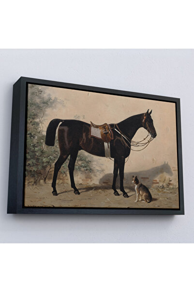 Oxyteez Ζωγραφική Emil Volkers'In Horse on the Barn με ξύλινο πλαίσιο-7027