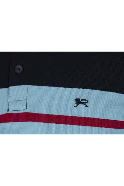 Arma Tricou turcoaz cu gât polo pentru bărbați Y7tyo7173