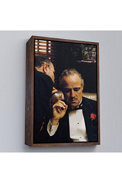 Home Godfather Movie Painting with Wooden Frame-7704