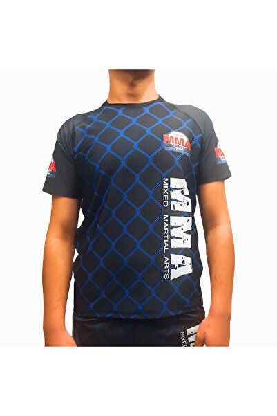 Octagon Mma Rashguard Federasyon Onaylı Mavi