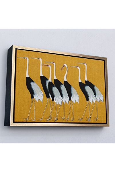 Oxyteez Ogata Korin cu cadru din lemn - Tablo-7106 frumos japonez cu coroană ...