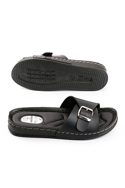 GEZER Καλοκαιρινές γυναικείες παντόφλες με μαλακή σόλα με αγκράφα