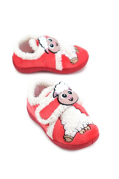 GEZER Baby Girl Winter Velcro Adjustable Daily School Nursery Slippers Shoes