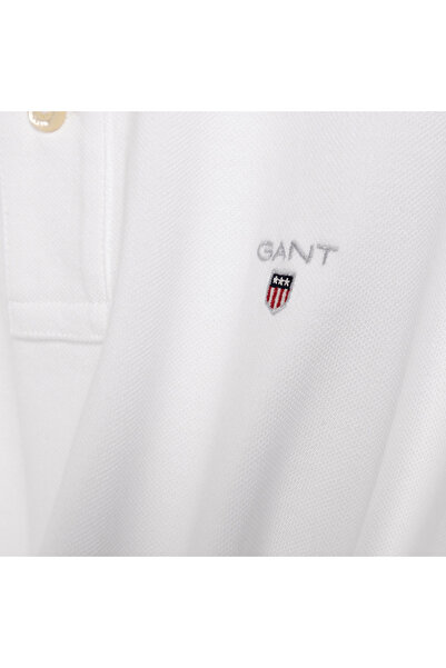 Gant Erkek Beyaz Regular Fit Polo