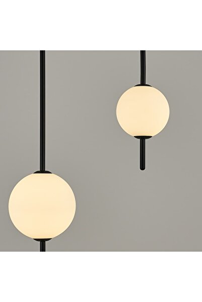 Özcan Aydınlatma Özcan Aydınlatma 3121-2A Stell 2 Camlı Sarkıt Siyah