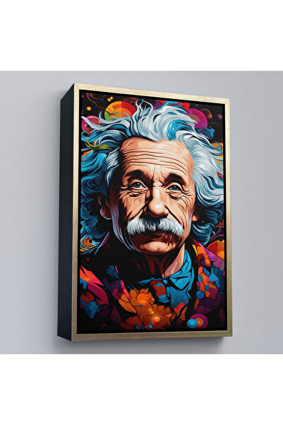 Oxyteez Pictură Albert Einstein cu cadru din lemn-7827