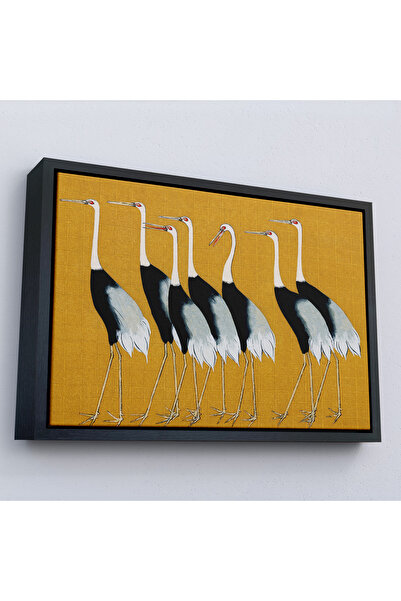 Oxyteez Ogata Korin cu cadru din lemn - Tablo-7106 frumos japonez cu coroană ...