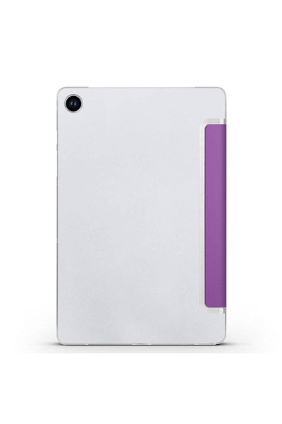tekno grup Galaxy Tab A9 Plus Compatible Zore Smart Cover 1-1 Case with Stand-Gray
