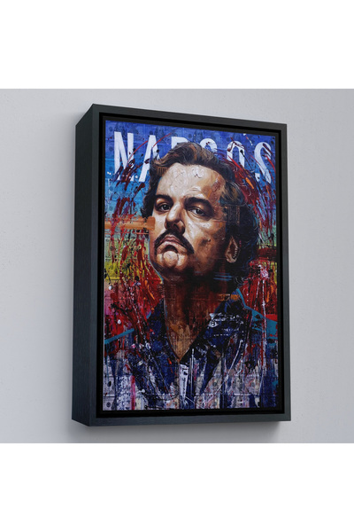 Limitless Πίνακας Pablo Escobar με ξύλινο πλαίσιο-7862