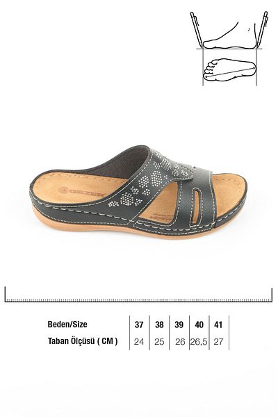 GEZER Summer Women's Faux Leather Collection Slippers