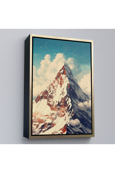 Oxyteez Pictură Montanul Everest cu cadru din lemn-7604