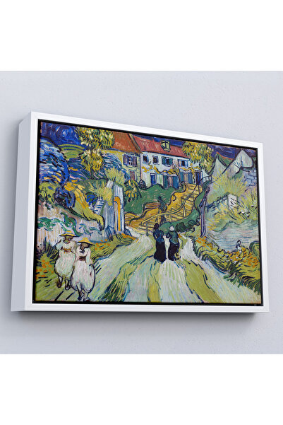 Oxyteez Vincent Willem Van Gogh cu cadru din lemn - Pictură pe scară din Auve...