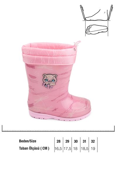 GEZER Winter Girl's Rain Boots
