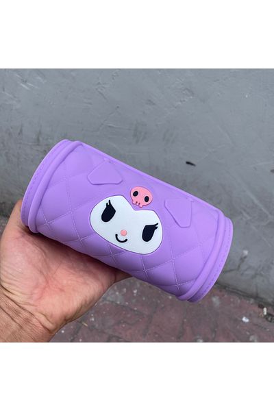 Köstebek Lilac Kuromi Bag with Silicone Strap - Cylinder Design