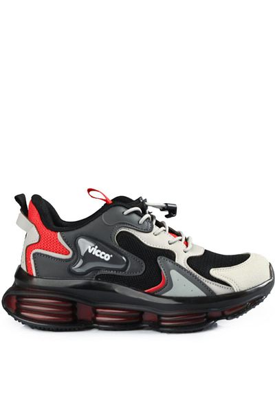 Vicco Pantofi negru cu mască pentru băiat - pantofi sport cu talpă de aer și ortopedice