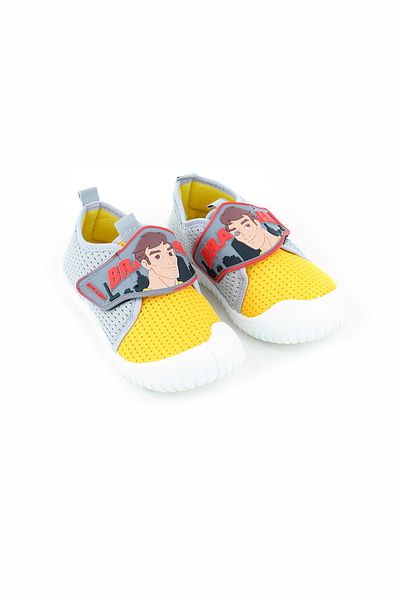 GEZER Summer Boys' Velcro Adjustable Linen Shoes