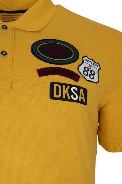 Arma Ανδρικό χρυσό κίτρινο μπλουζάκι Polo Polo Y 21374271401