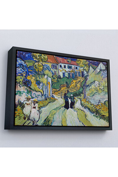 Oxyteez Vincent Willem Van Gogh cu cadru din lemn - Pictură pe scară din Auve...