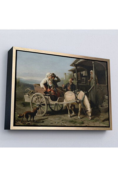 Oxyteez Primul vizitator al lui Nordenberg Bengt cu cadru din lemn - Pictură ...