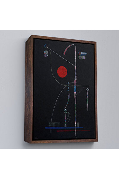 Oxyteez Wassily Kandinsky cu cadru din lemn - Pictură Roșu Accent-7496