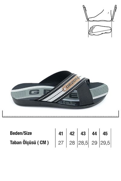 GEZER Summer Star Pu Casual Παντόφλες για Ανδρικό Σπίτι Κήπο