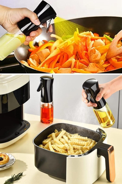 Trade Bazaar زجاجة زجاجية متعددة الأغراض موزع رذاذ الزيت الرذاذيذ موزع الليمو...