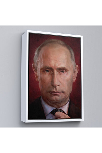 N NOXXO Vladimir Putin, Președintele Rusiei, cu cadru din lemn, tablou-7768