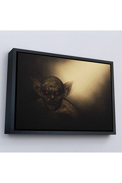 Limitless Pictură Halloween Ibis Demon cu cadru din lemn-7242