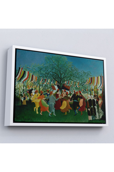 Oxyteez Henri Rousseau cu cadru din lemn a 100-a aniversare a independenței S...