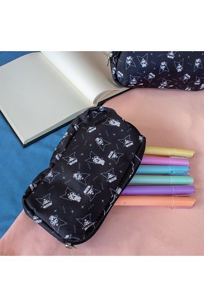 Köstebek Black Anime Kuromi Glare Collage Pen Holder