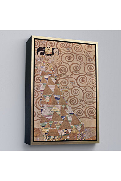 Home Wood Framed Gustav Klimt - Tree of Life Painting - Expectation from Tree of Life-7293