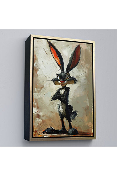 Oxyteez Rama din lemn Bugs Bunny Rabbit Tablo-7710