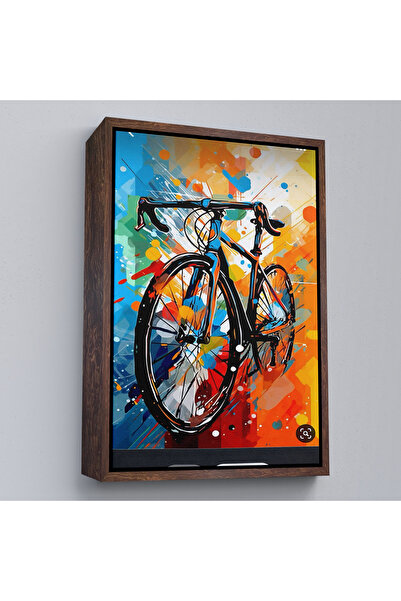 Home Bicicletă de curse cu cadru din lemn Tablo-7703