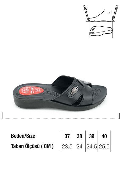 GEZER Γυναικείες καλοκαιρινές παντόφλες με άνετη σόλα από συνθετικό δέρμα