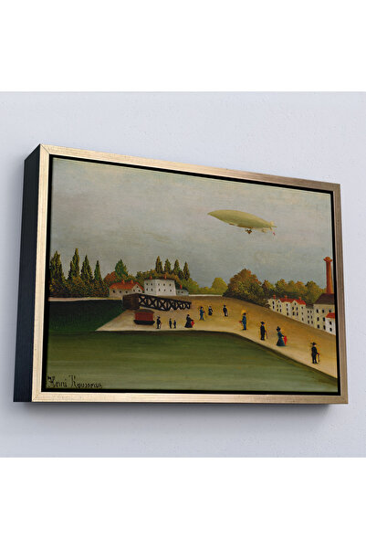 N NOXXO Henri Rousseau cu cadru din lemn - Tokyo Japonia Quai D'Ivry Pictură-7112